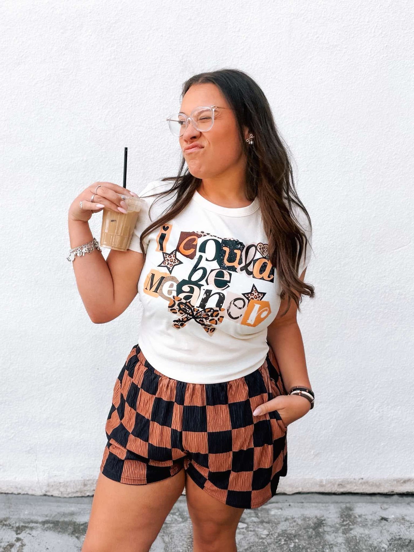 Could Be Meaner | Bella Canvas Baby Tee Ivory