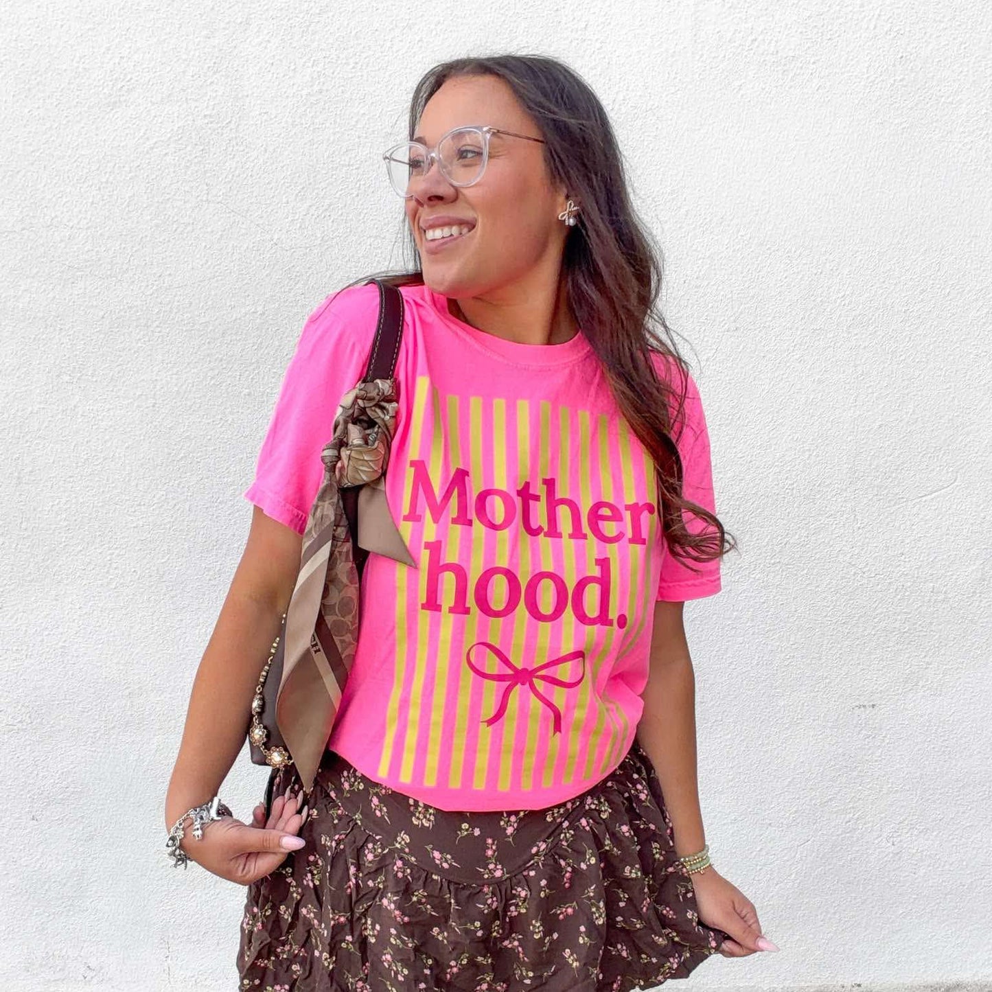 Motherhood | Neon Pink Comfort Color