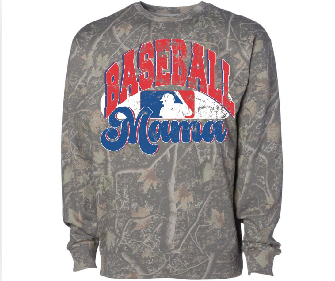 Baseball Mama Vintage Sweatshirt