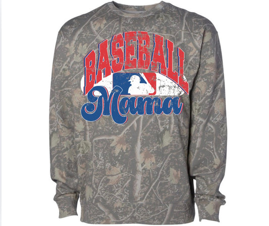 Baseball Mama Vintage Sweatshirt