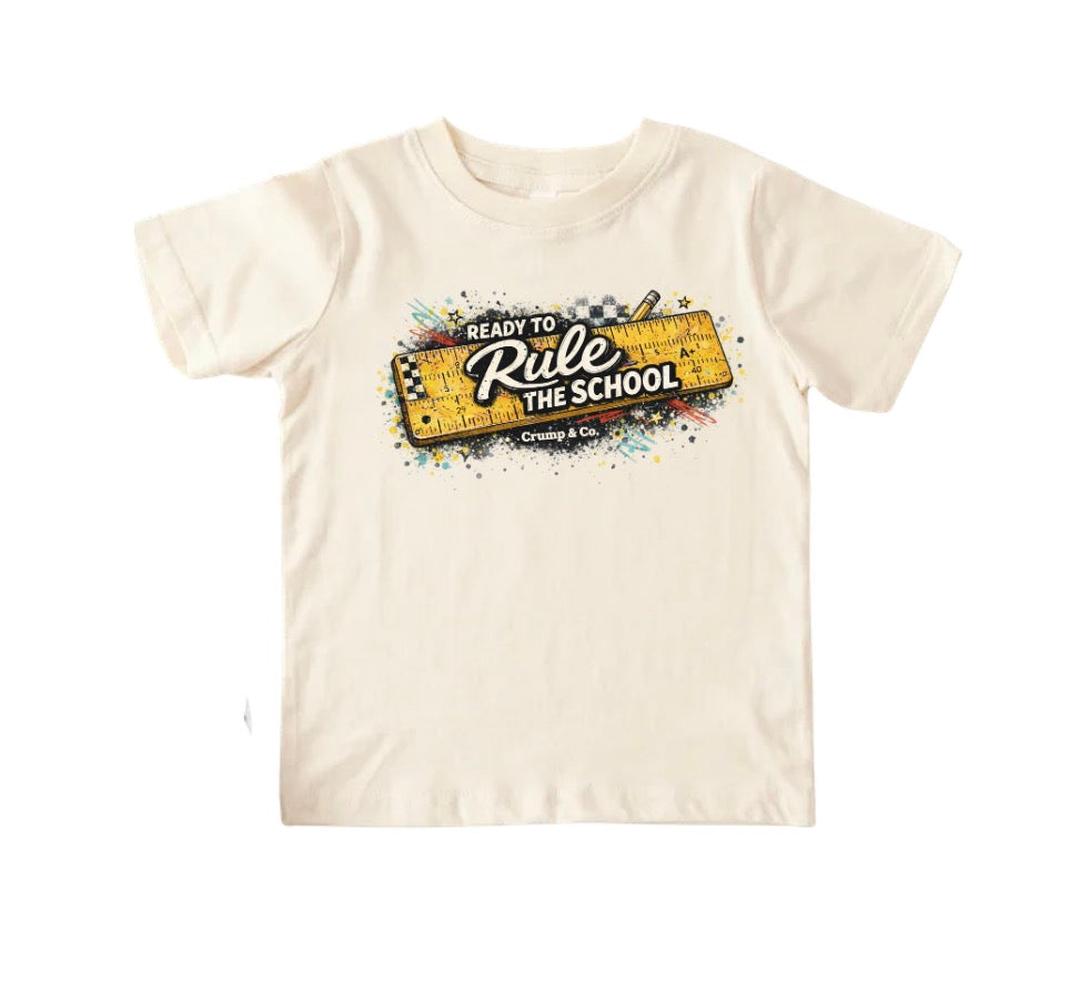 Rule The School| Heather Graphic T-Shirt