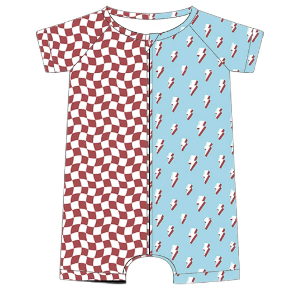 Freedom Rings | Mix Match Bamboo Zip Romper