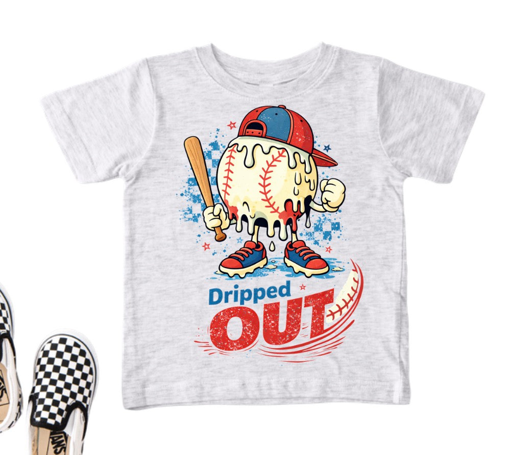 Dripped Out | Ash Grey T-Shirt