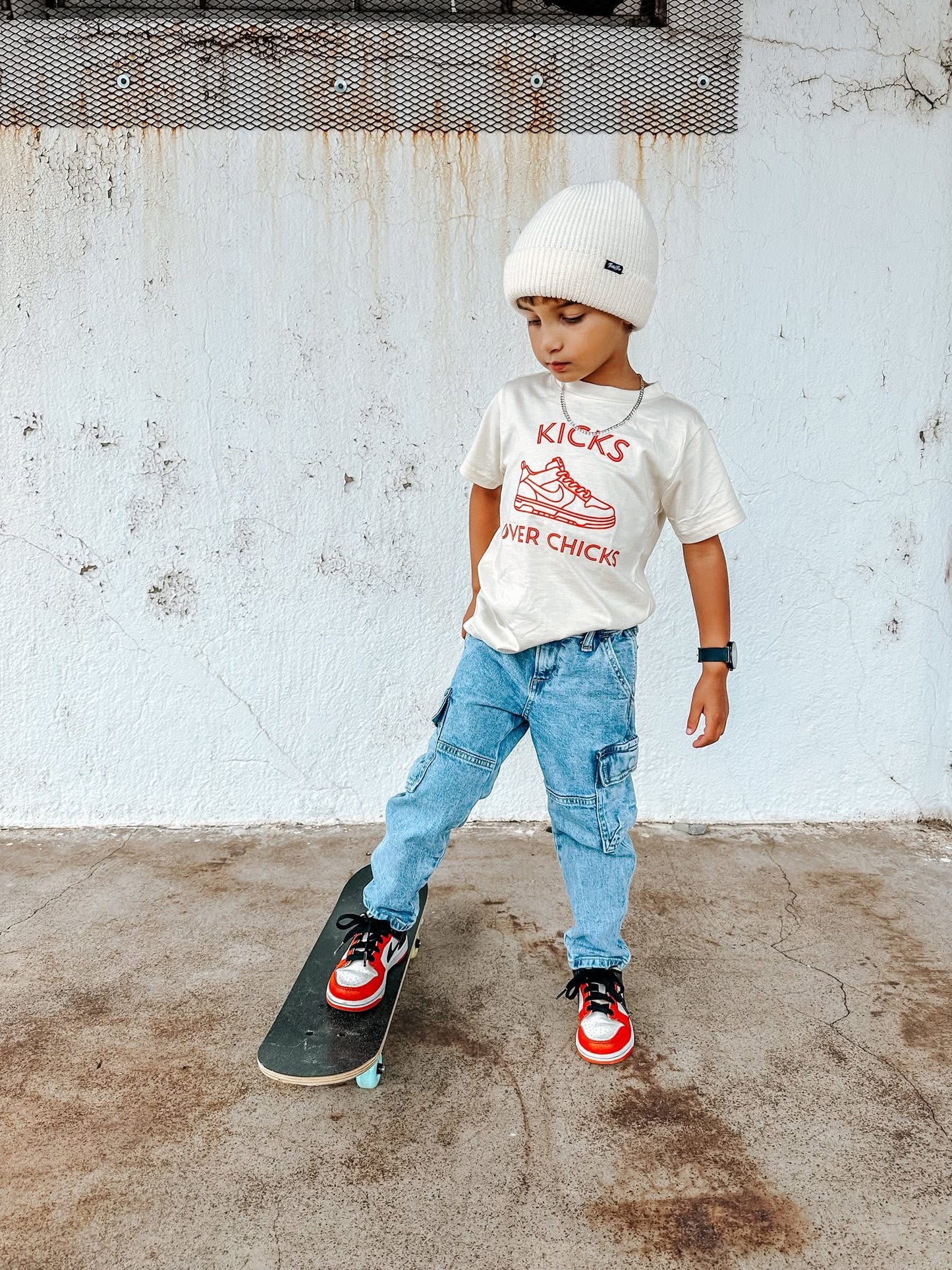 Over Chicks | Ivory Graphic T-Shirt