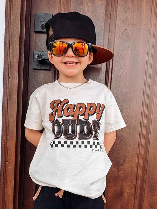 Happy Dude  | Ash Grey T-shirt