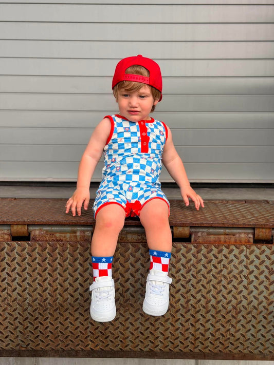 Allstar Holiday | Tank Romper