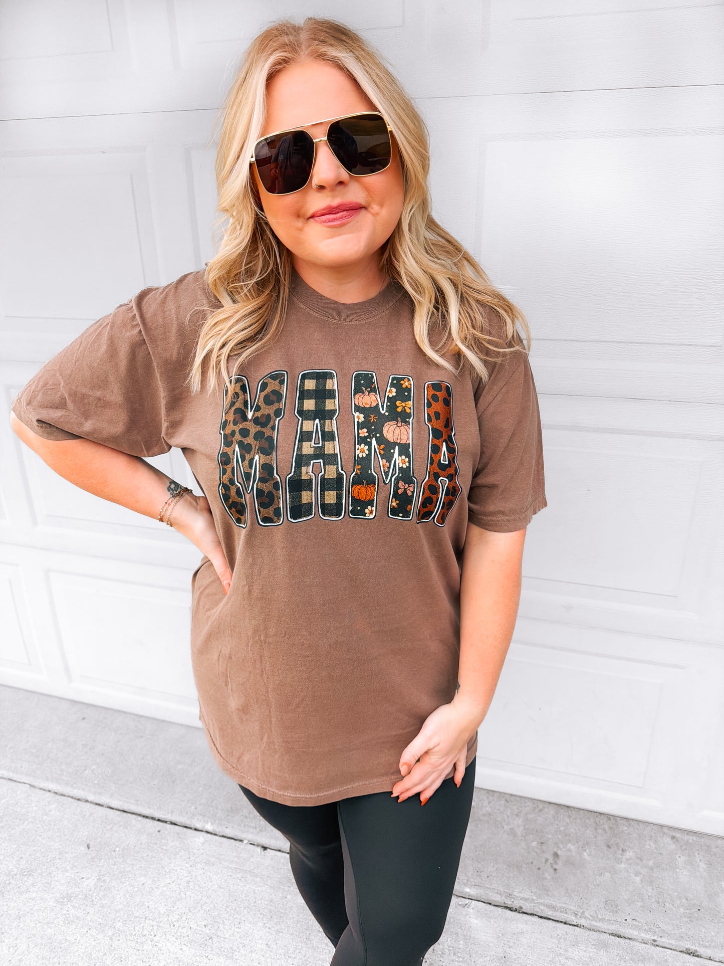MAMA Fall | Comfort Color Tee- Brown