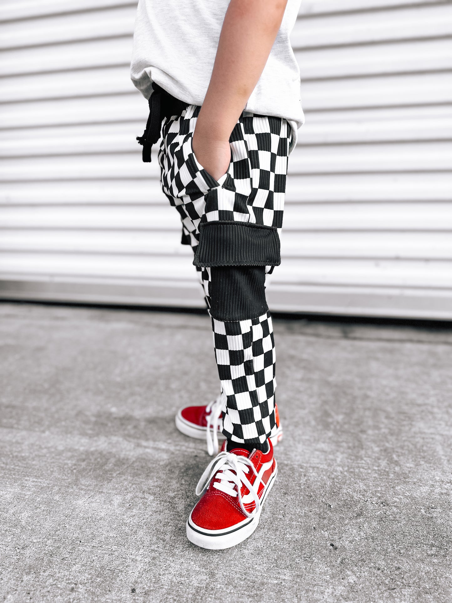 Check Me Out | Ribbed Cargo Pocket Jogger