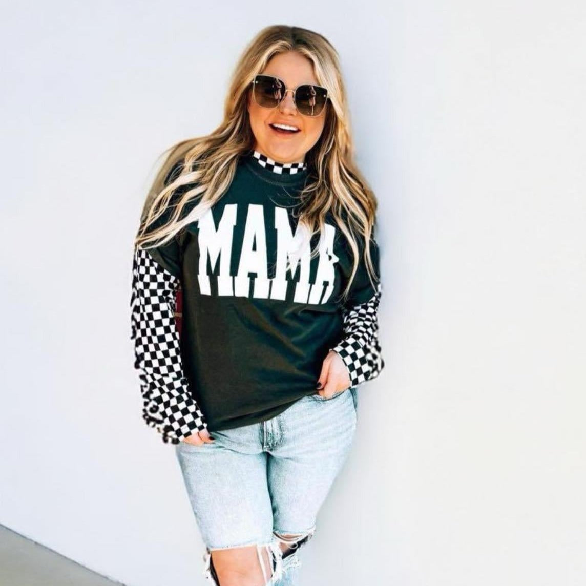 MAMA | Comfort Color Tee- Pepper