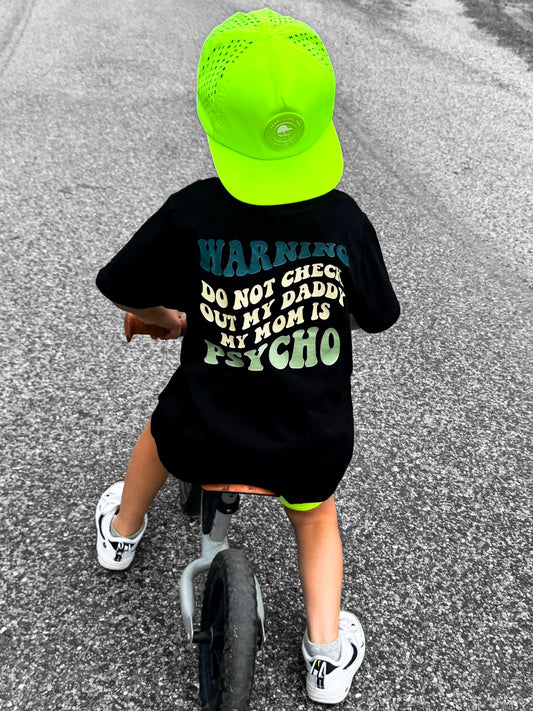 Check out my Daddy | Black Graphic T-Shirt