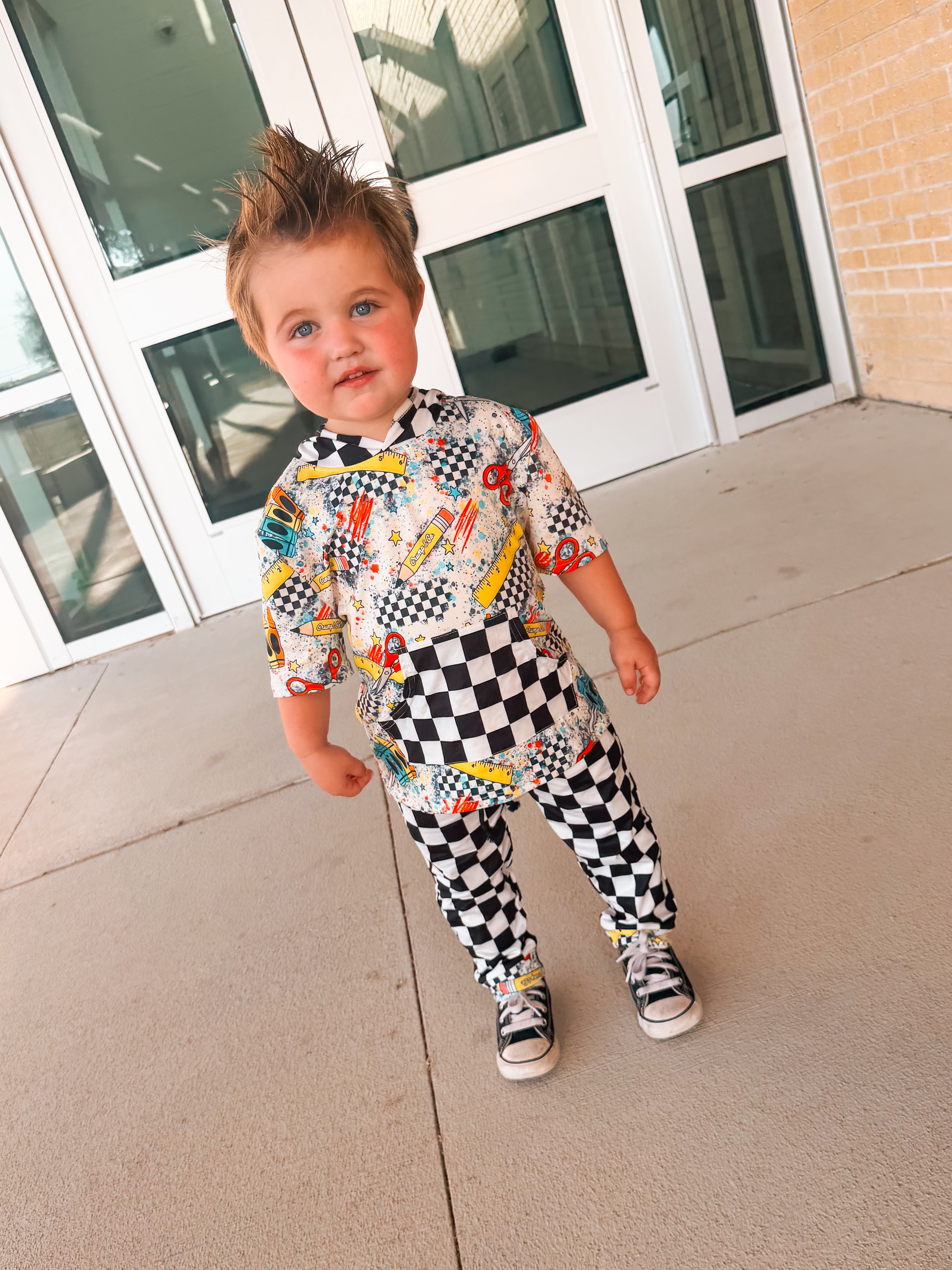 School Elements | Checker 2 Piece Set
