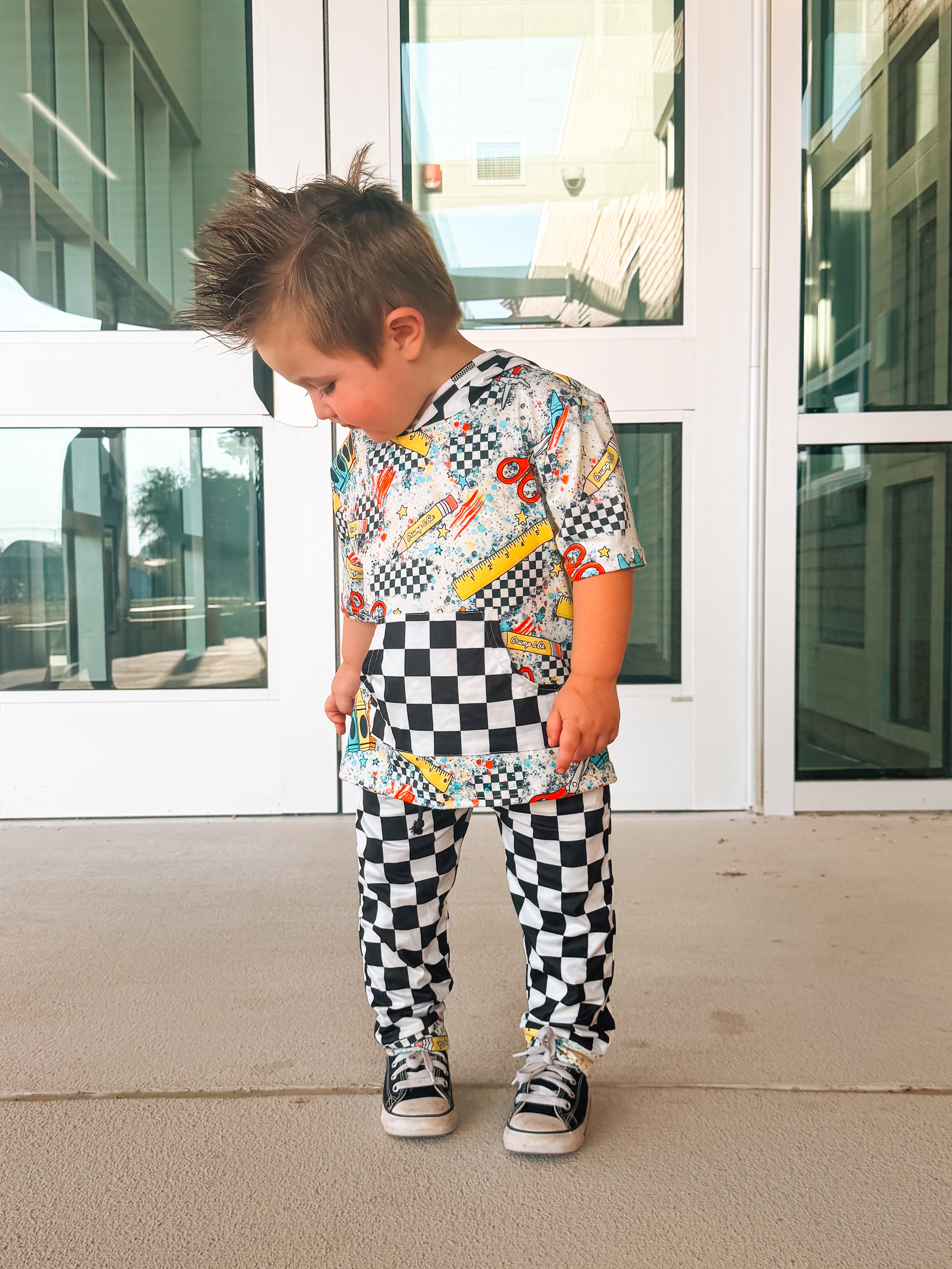 School Elements | Checker 2 Piece Set