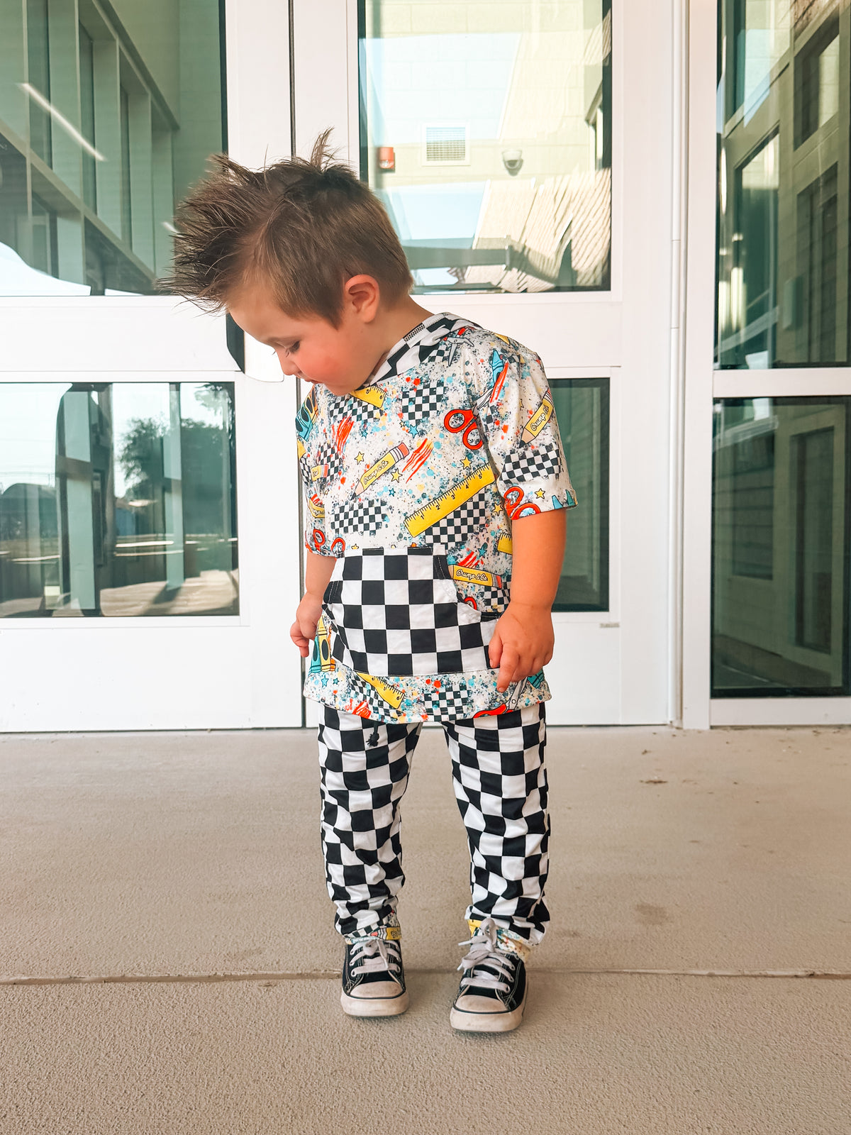 School Elements | Checker 2 Piece Set