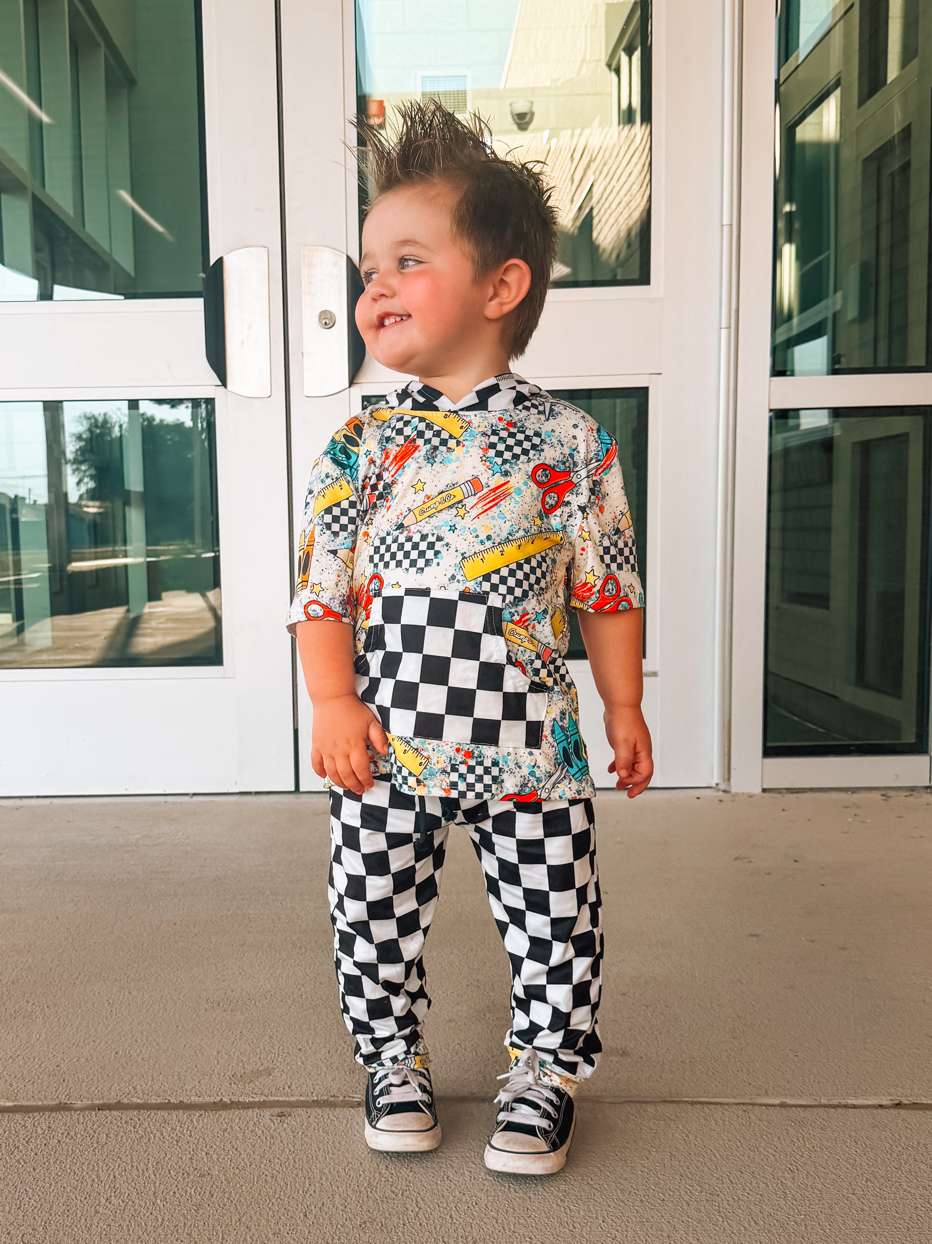 School Elements | Checker 2 Piece Set