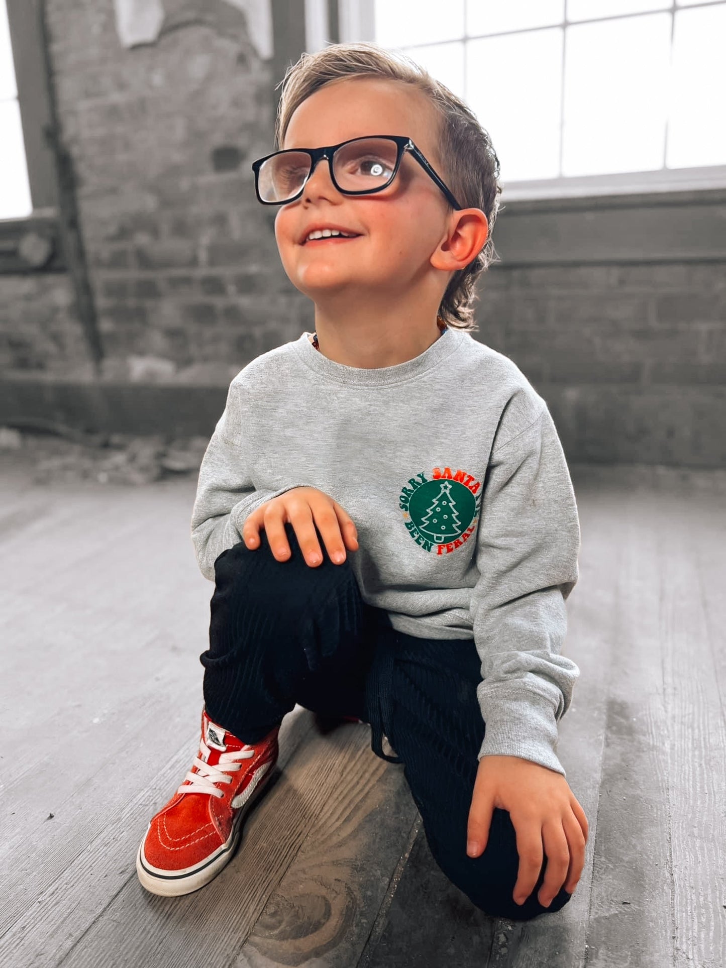 Sorry Santa | Grey Sweatshirt
