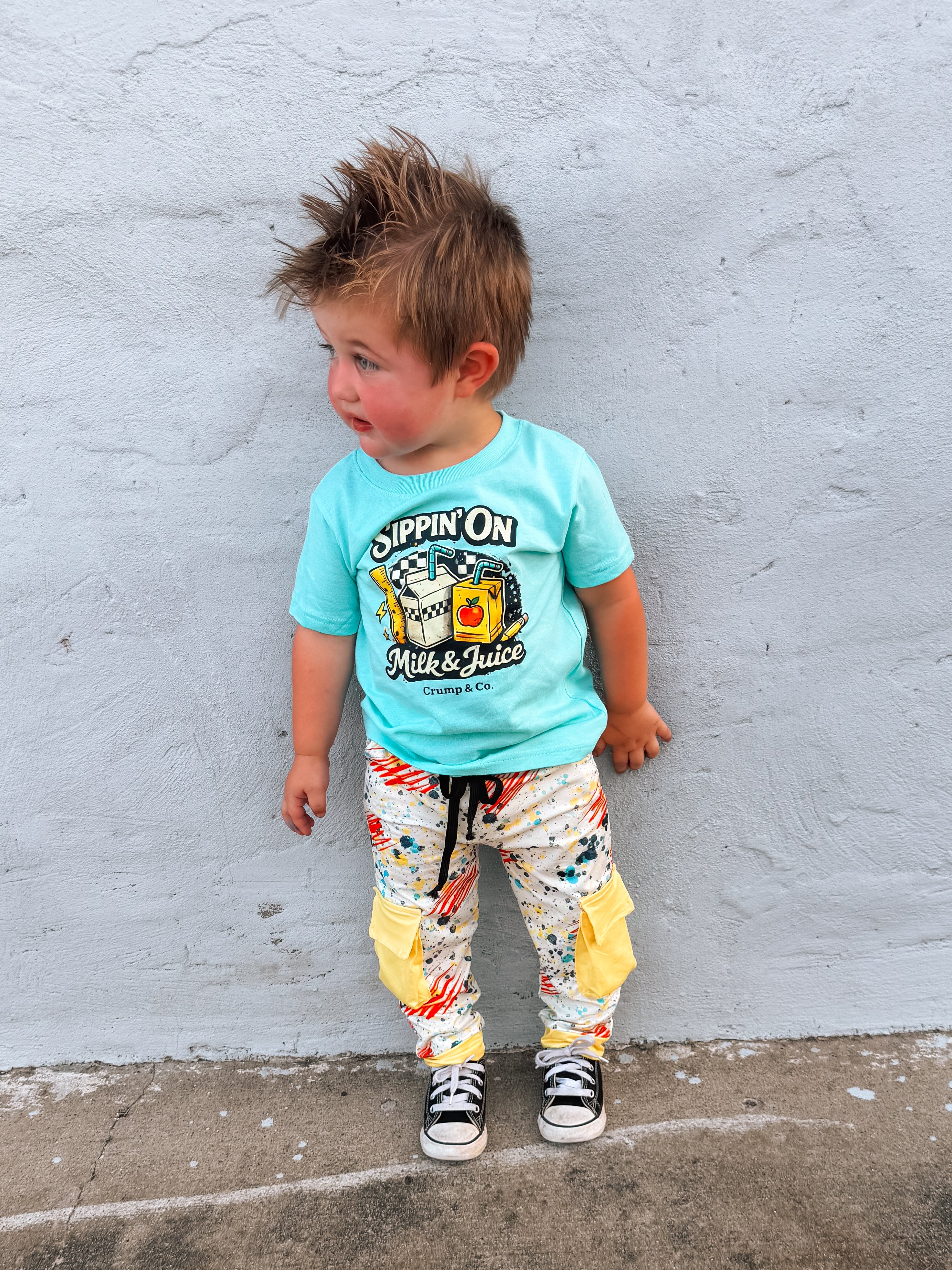 Milk & Juice |Chill Blue Graphic T-Shirt