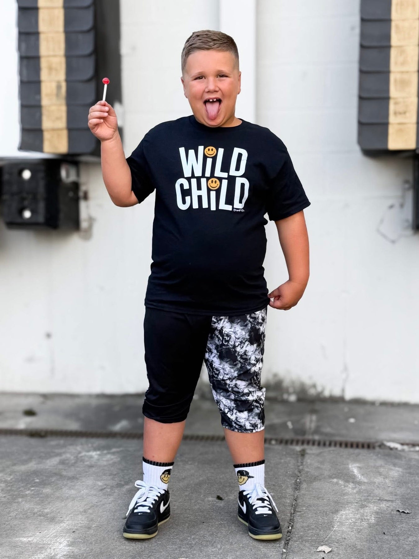 Wild Child Smiley  |  Graphic T-Shirt