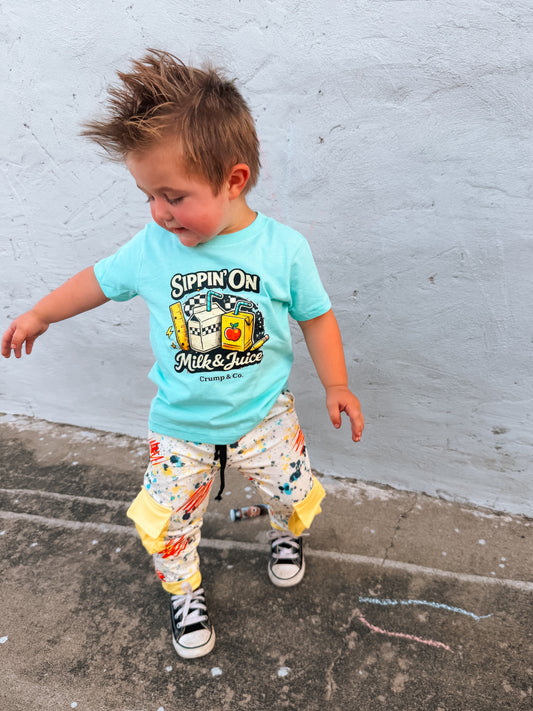 Milk & Juice |Chill Blue Graphic T-Shirt