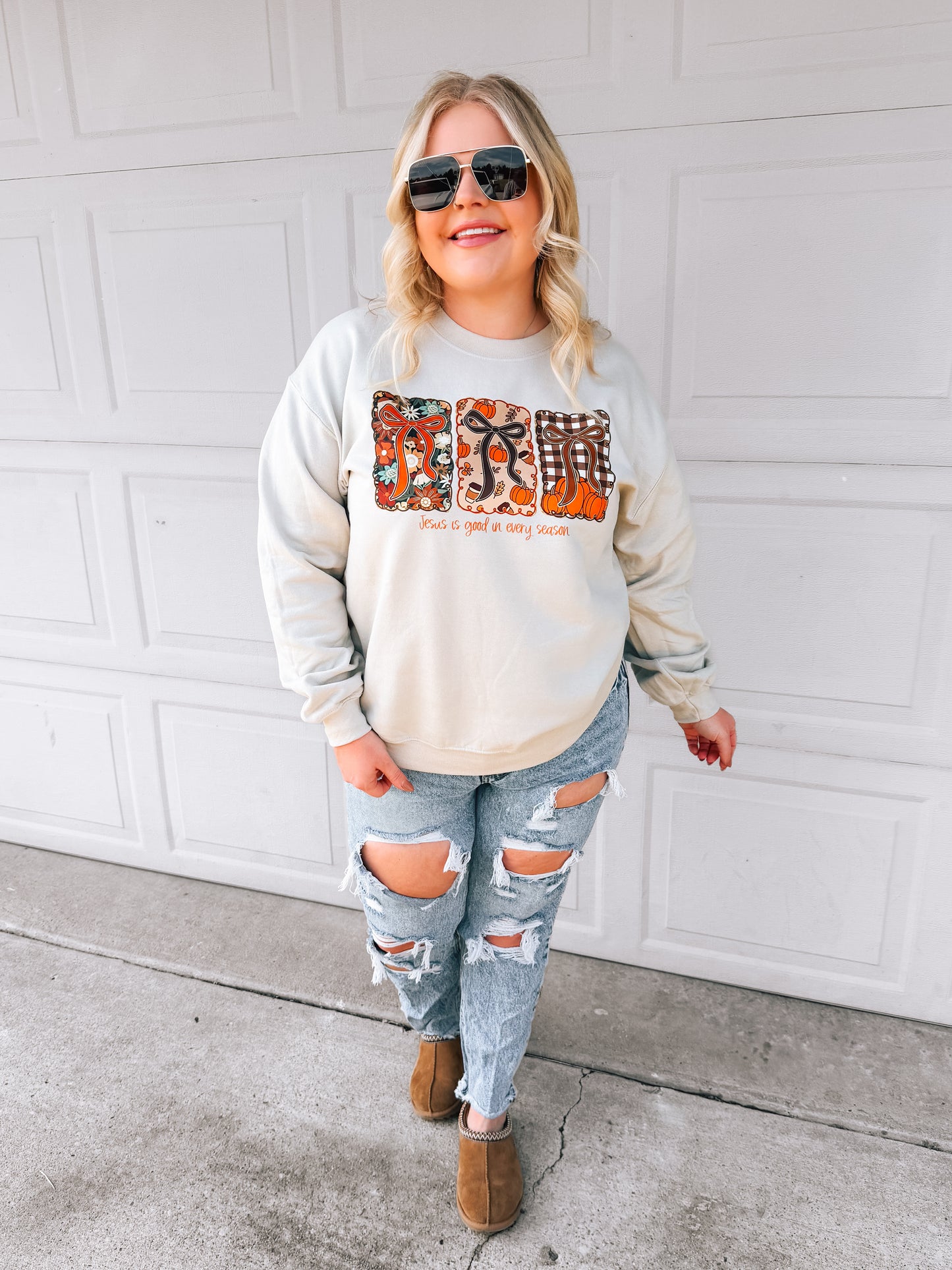 Jesus Is Good | Ivory Sweatshirt