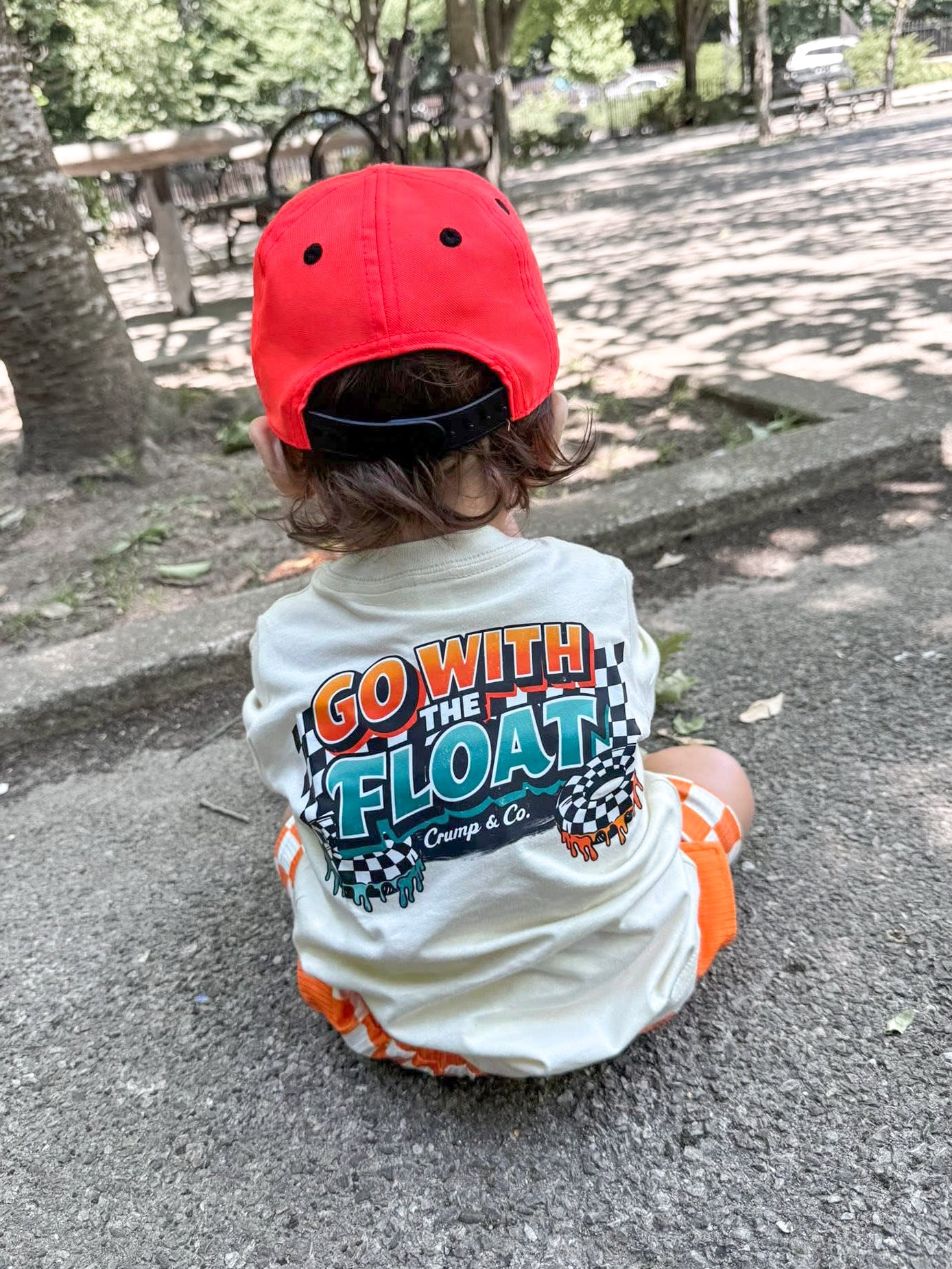 Go With The Float | Natural T-Shirt