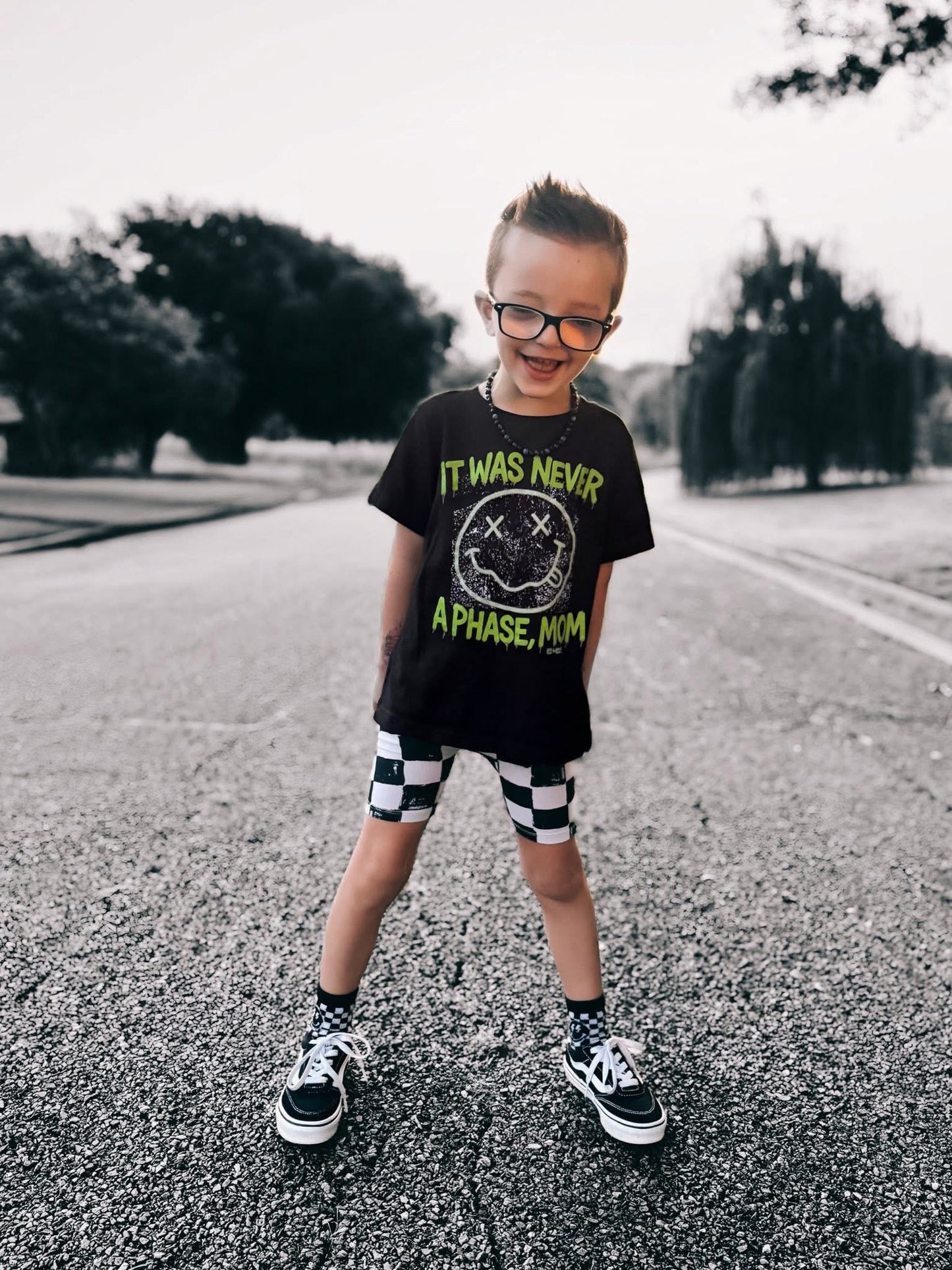 Never A Phase | Black Graphic T-Shirt