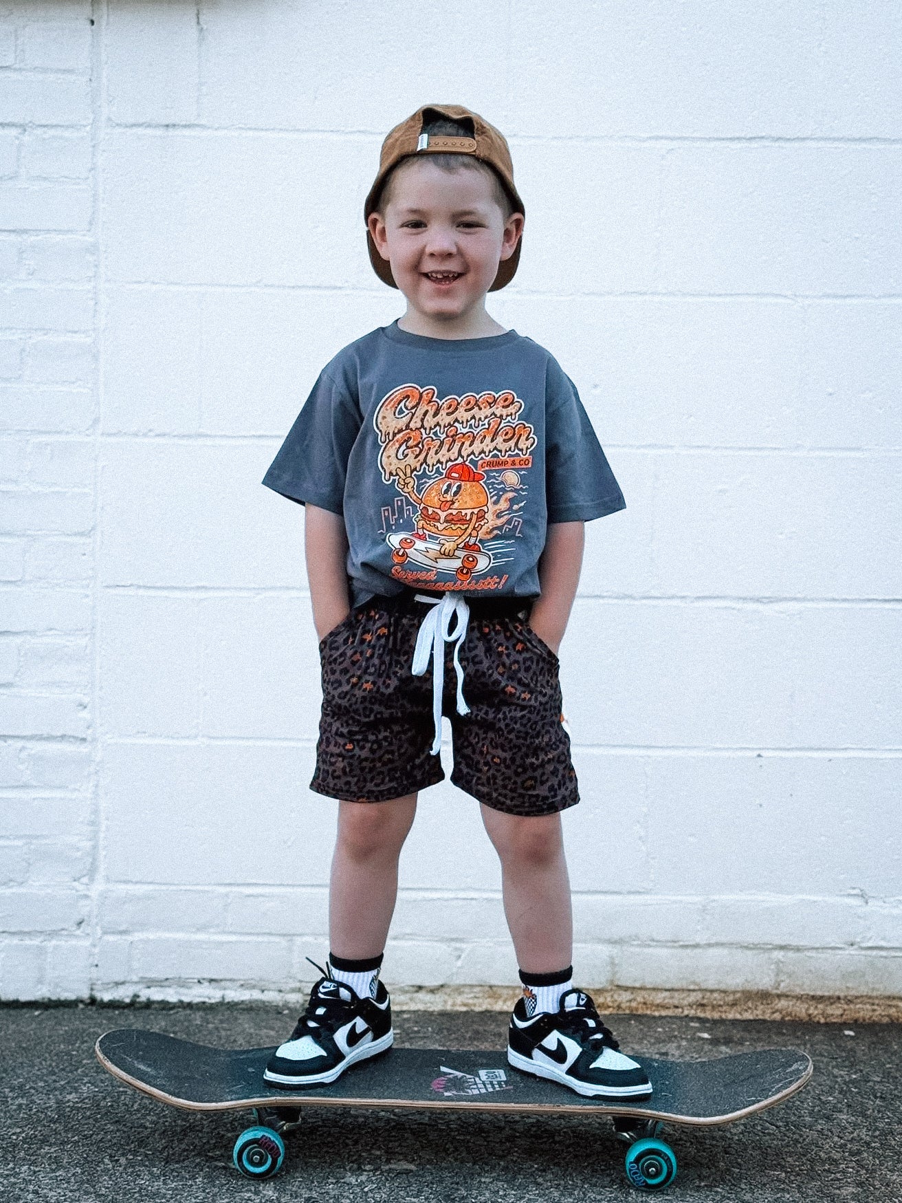 Cheese Grinder | Charcoal T-Shirt