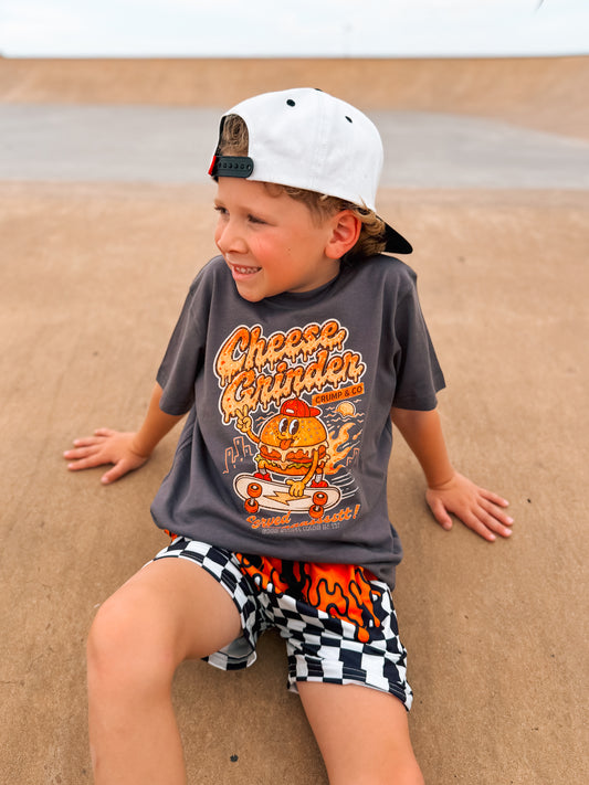 Cheese Grinder | Charcoal T-Shirt