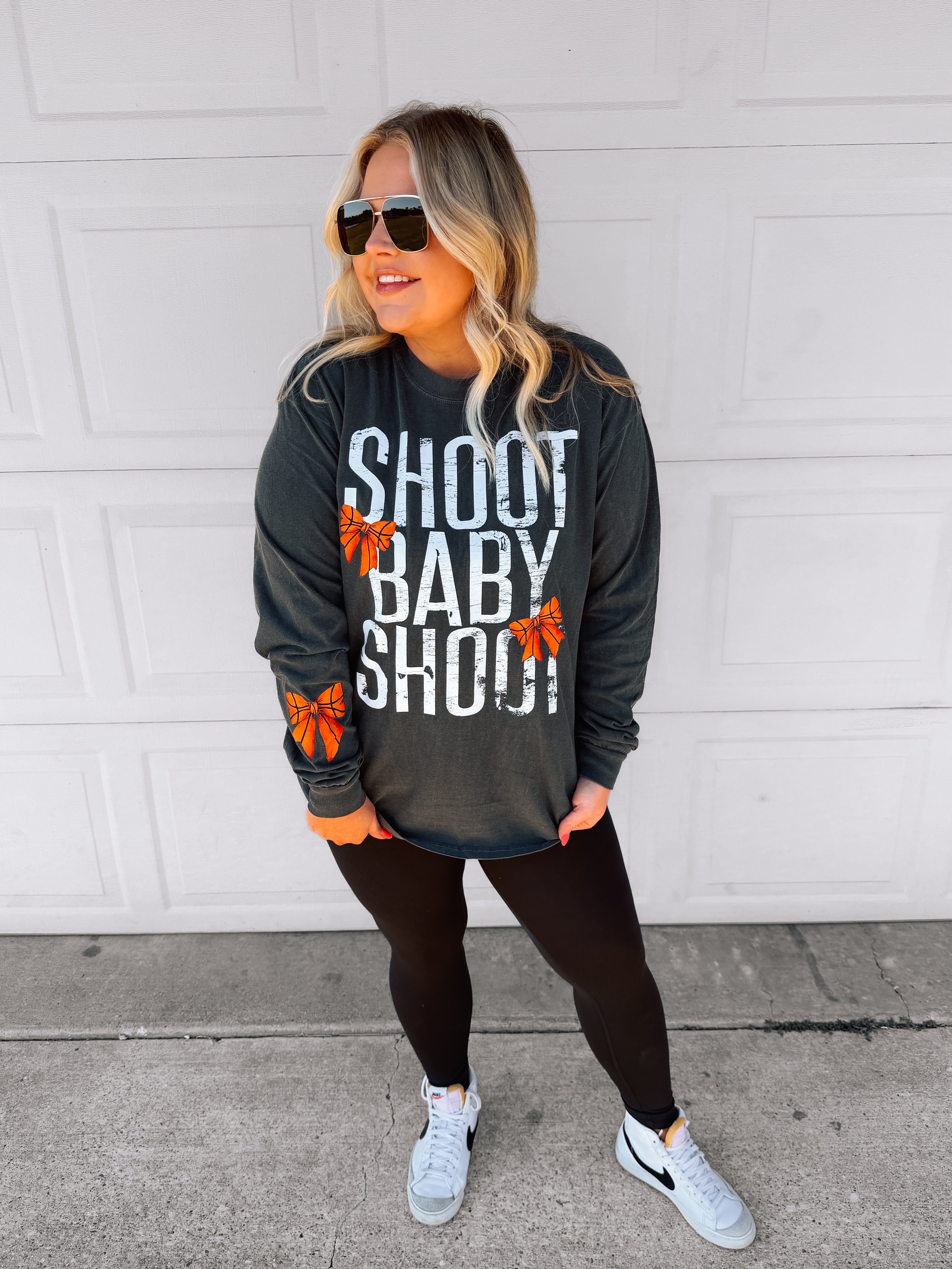 Shoot Baby Shoot | Comfort Color Long Sleeve Tee