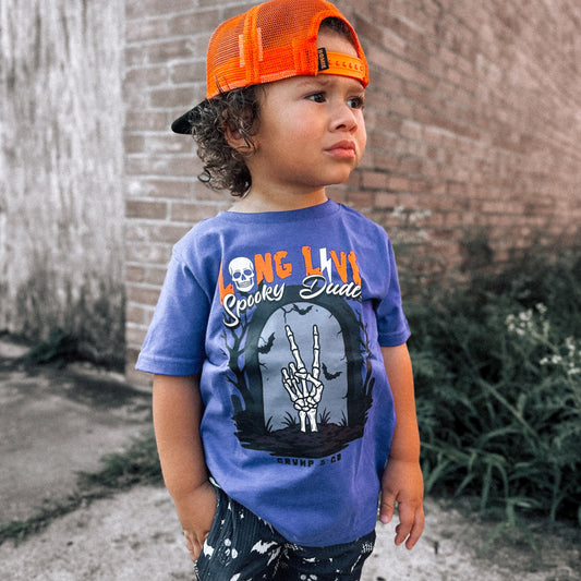 Spooky Dudes | Purple Graphic T-Shirt