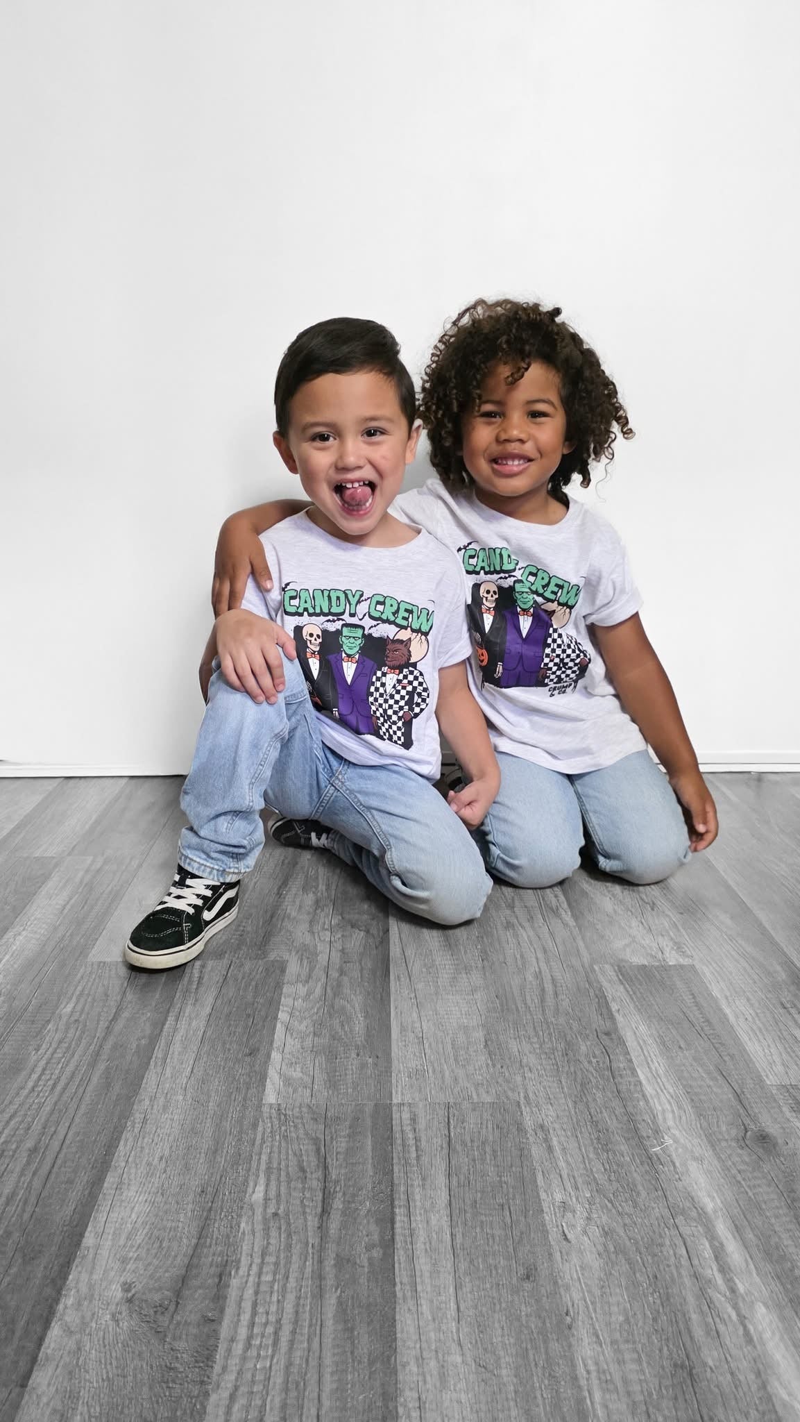 Candy Crew | Ash Grey Graphic T-Shirt
