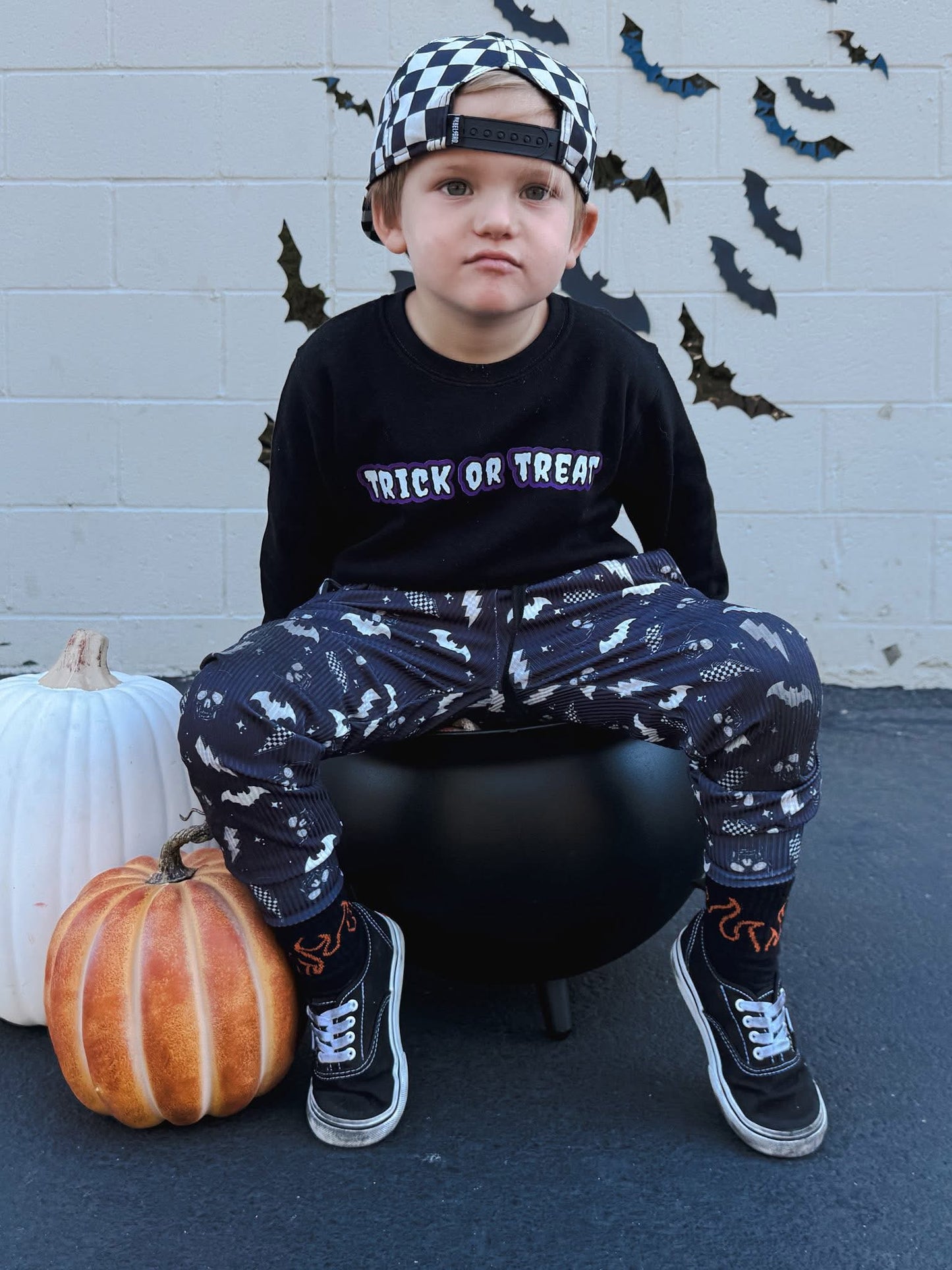 Trick Or Treat | Black Sweatshirt