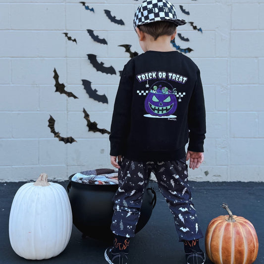 Trick Or Treat | Black Sweatshirt