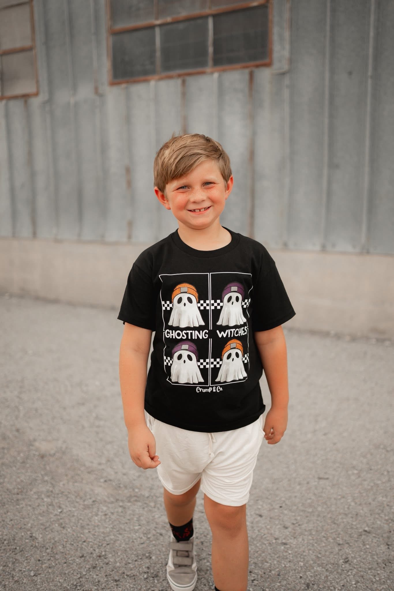 Ghosting Witches | Black Graphic T-shirt