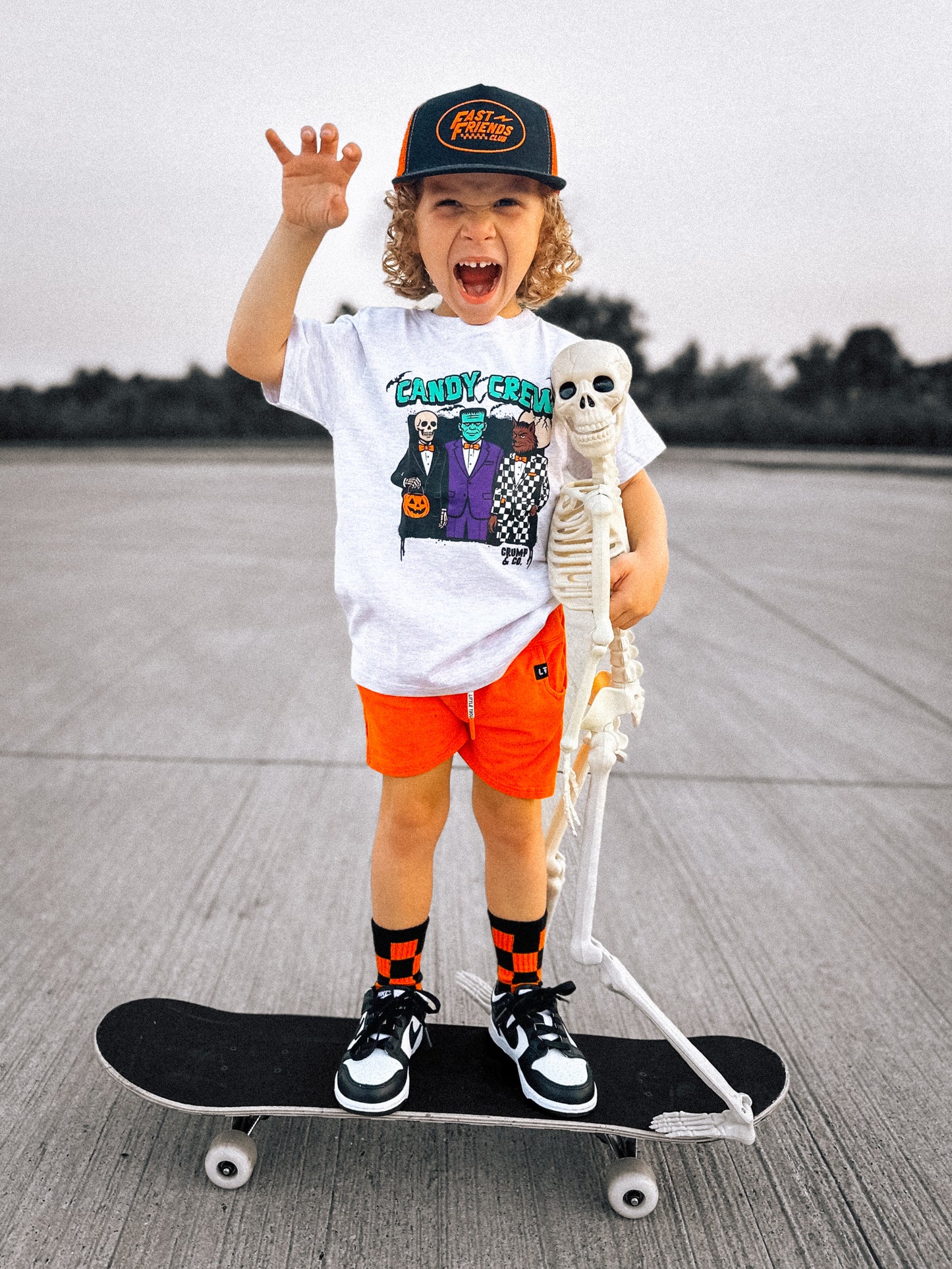 Candy Crew | Ash Grey Graphic T-Shirt