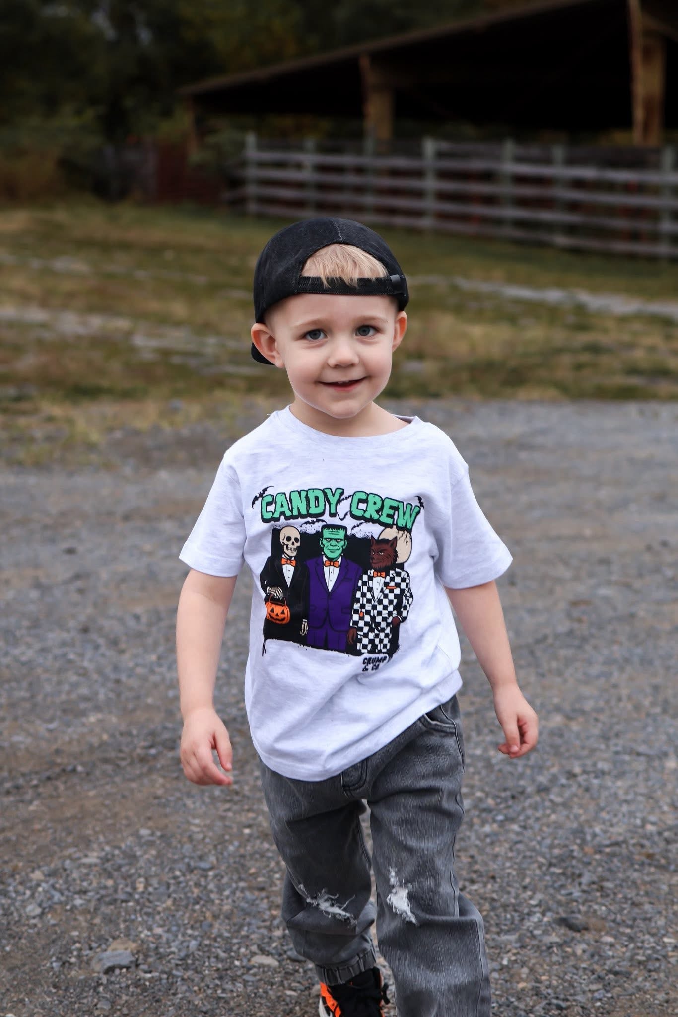 Candy Crew | Ash Grey Graphic T-Shirt