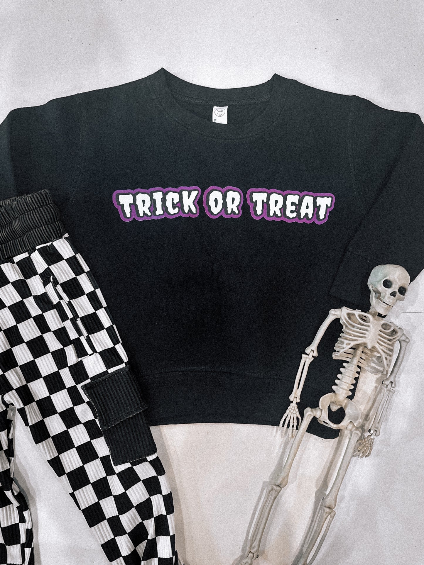 Trick Or Treat | Black Sweatshirt
