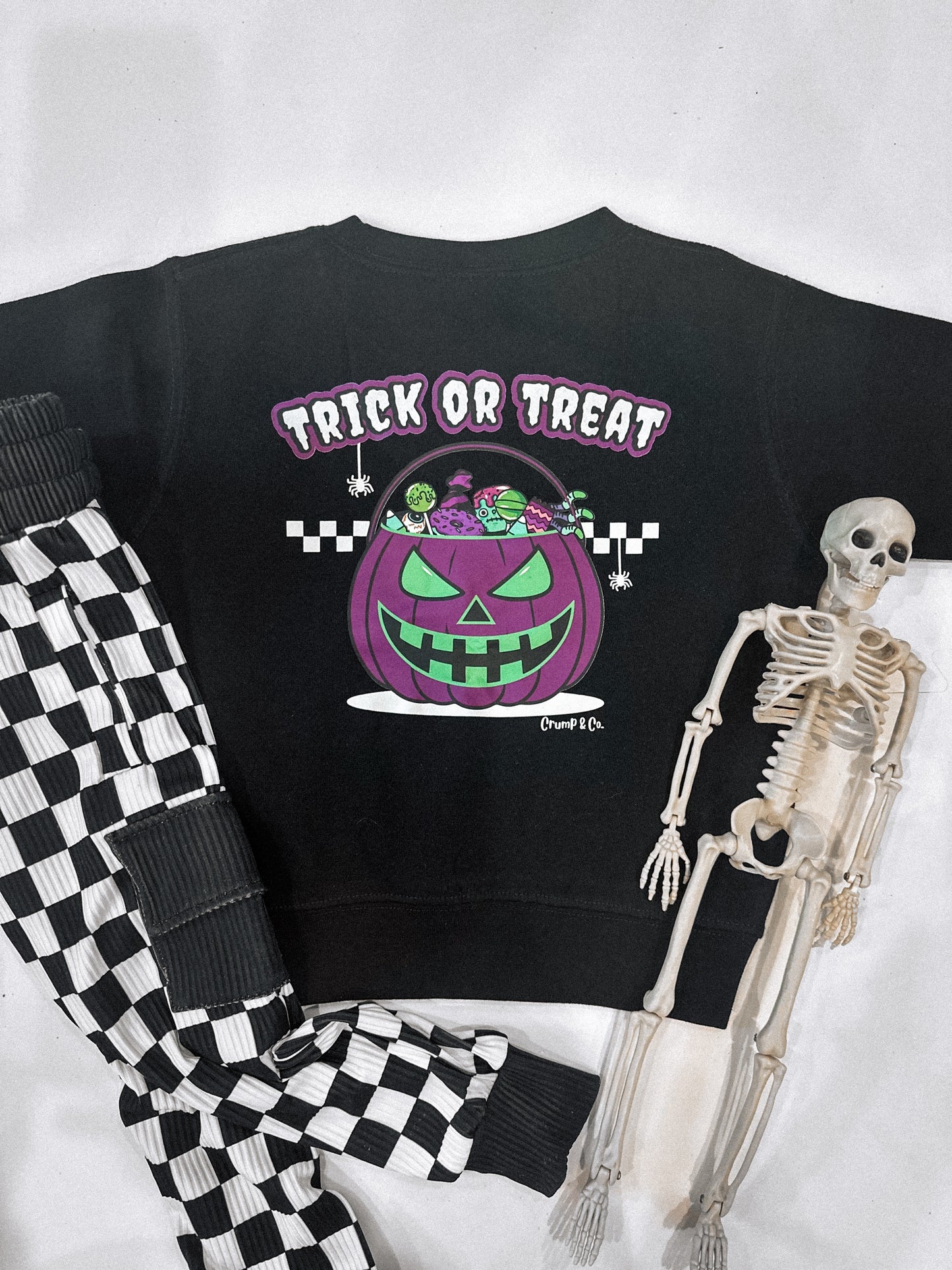 Trick Or Treat | Black Sweatshirt
