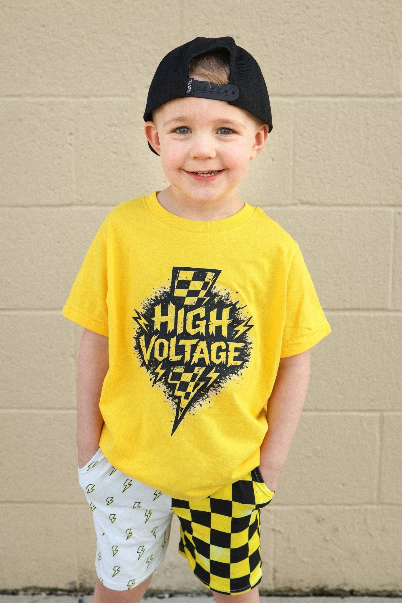 High Voltage | Gold Graphic T-Shirt