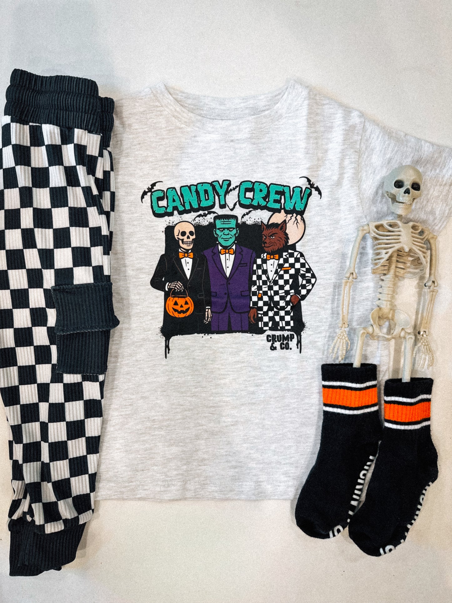 Candy Crew | Ash Grey Graphic T-Shirt