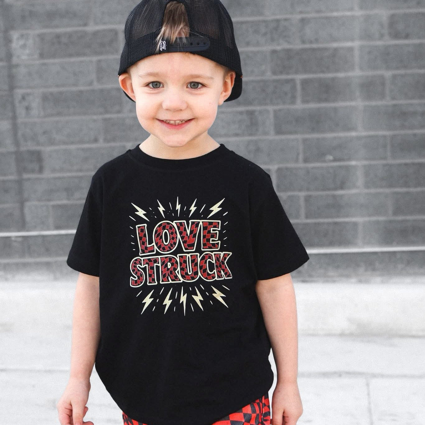 Love Struck | Black Graphic T-Shirt