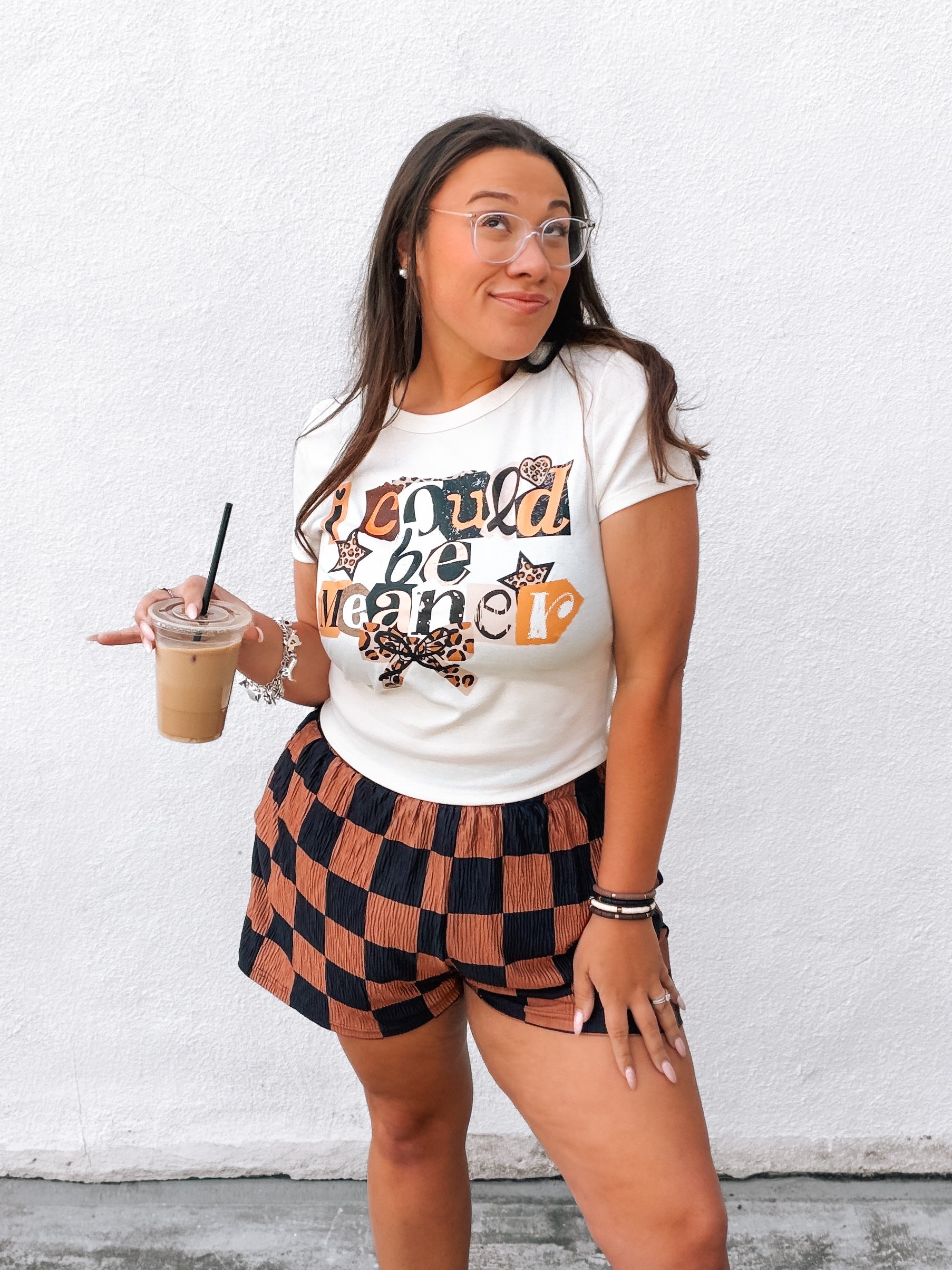 Could Be Meaner | Bella Canvas Baby Tee Ivory