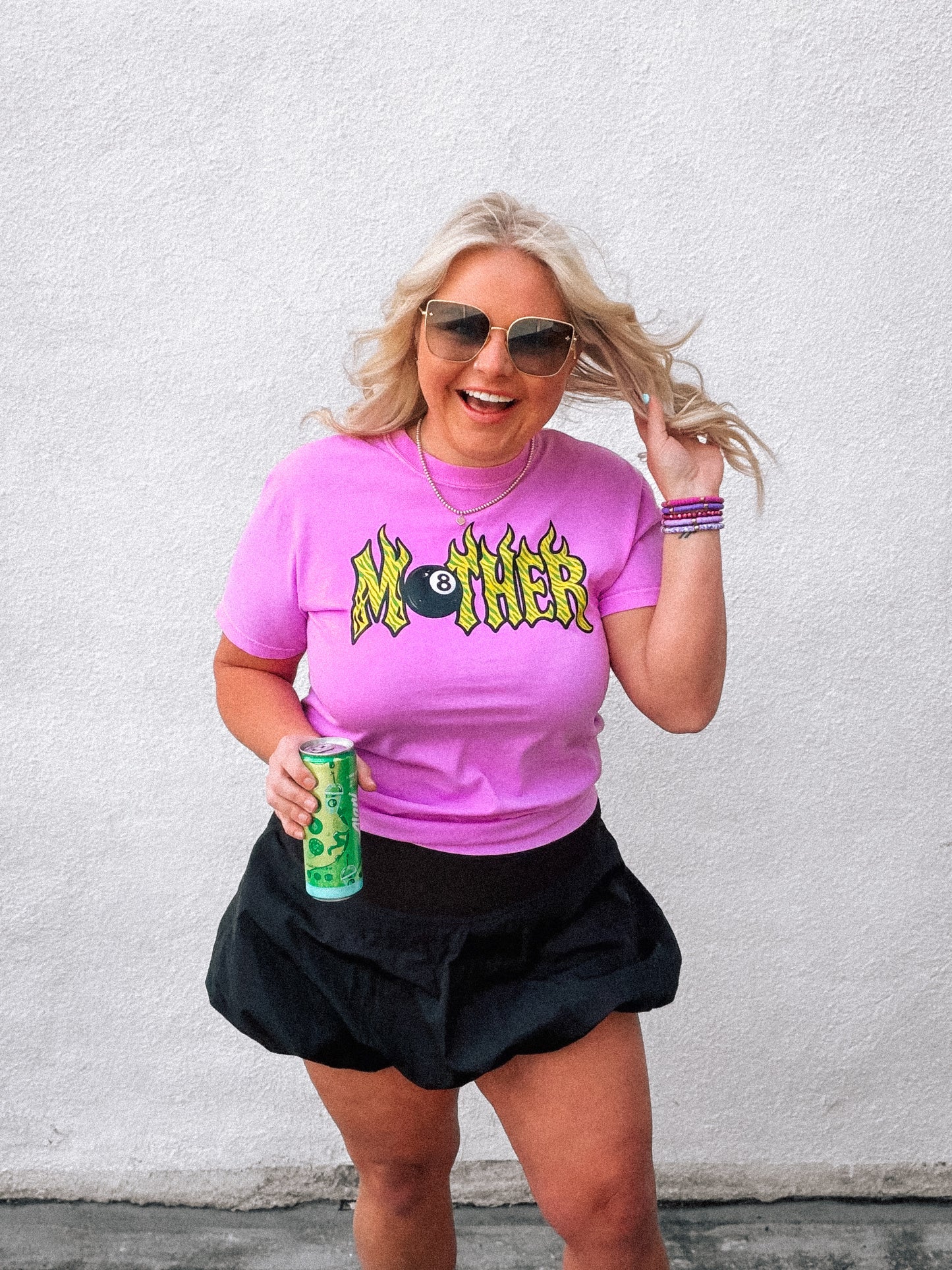 Mother 8Ball  | Neon Purple Comfort Color