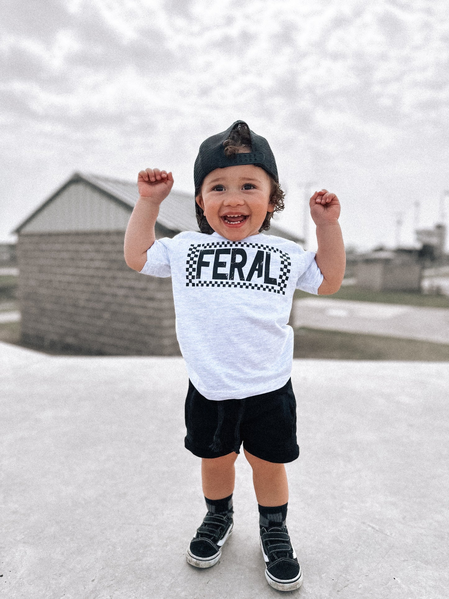 Feral Checker | Graphic T-Shirt 2 Color Options