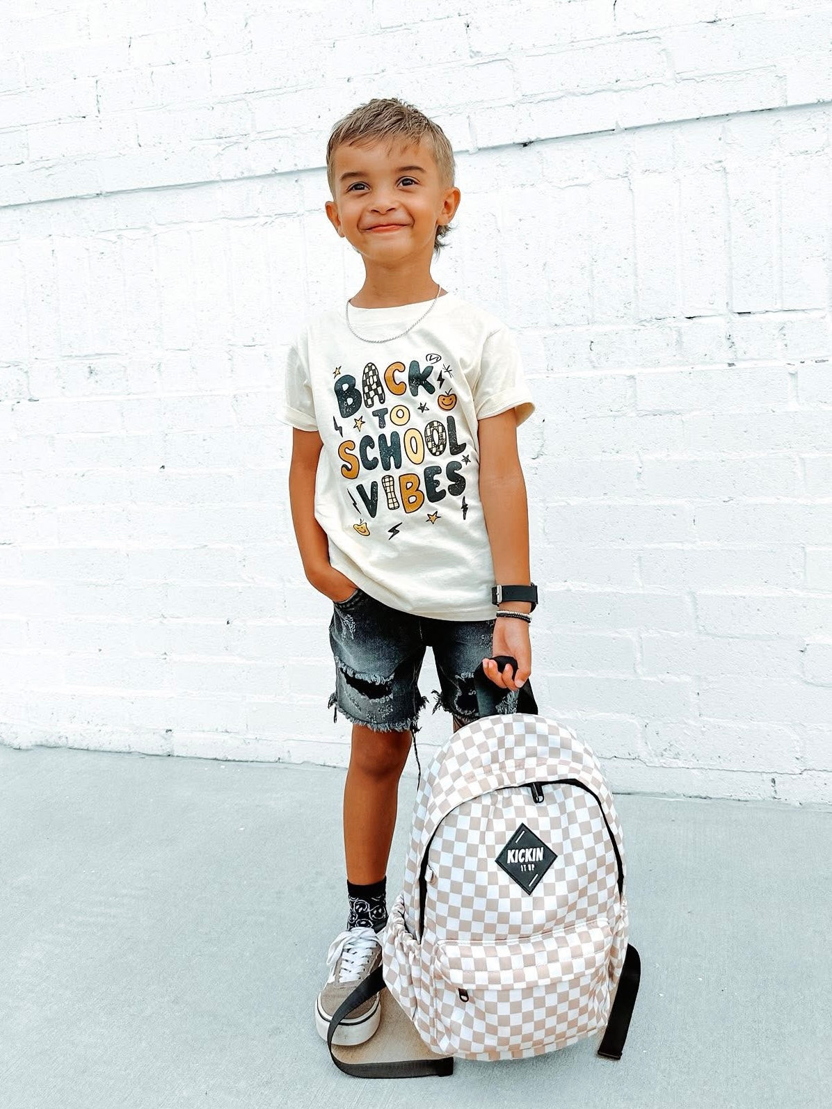 Back 2 School | Ivory Graphic T-shirt