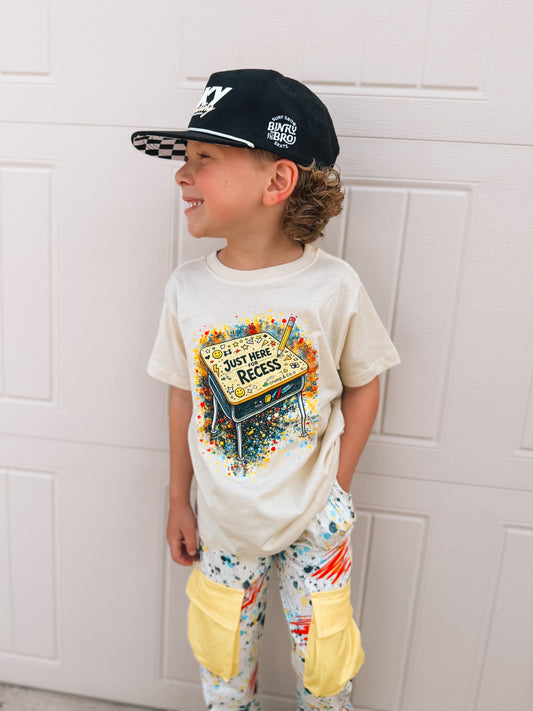 Here For Recess | Ivory Graphic T-Shirt