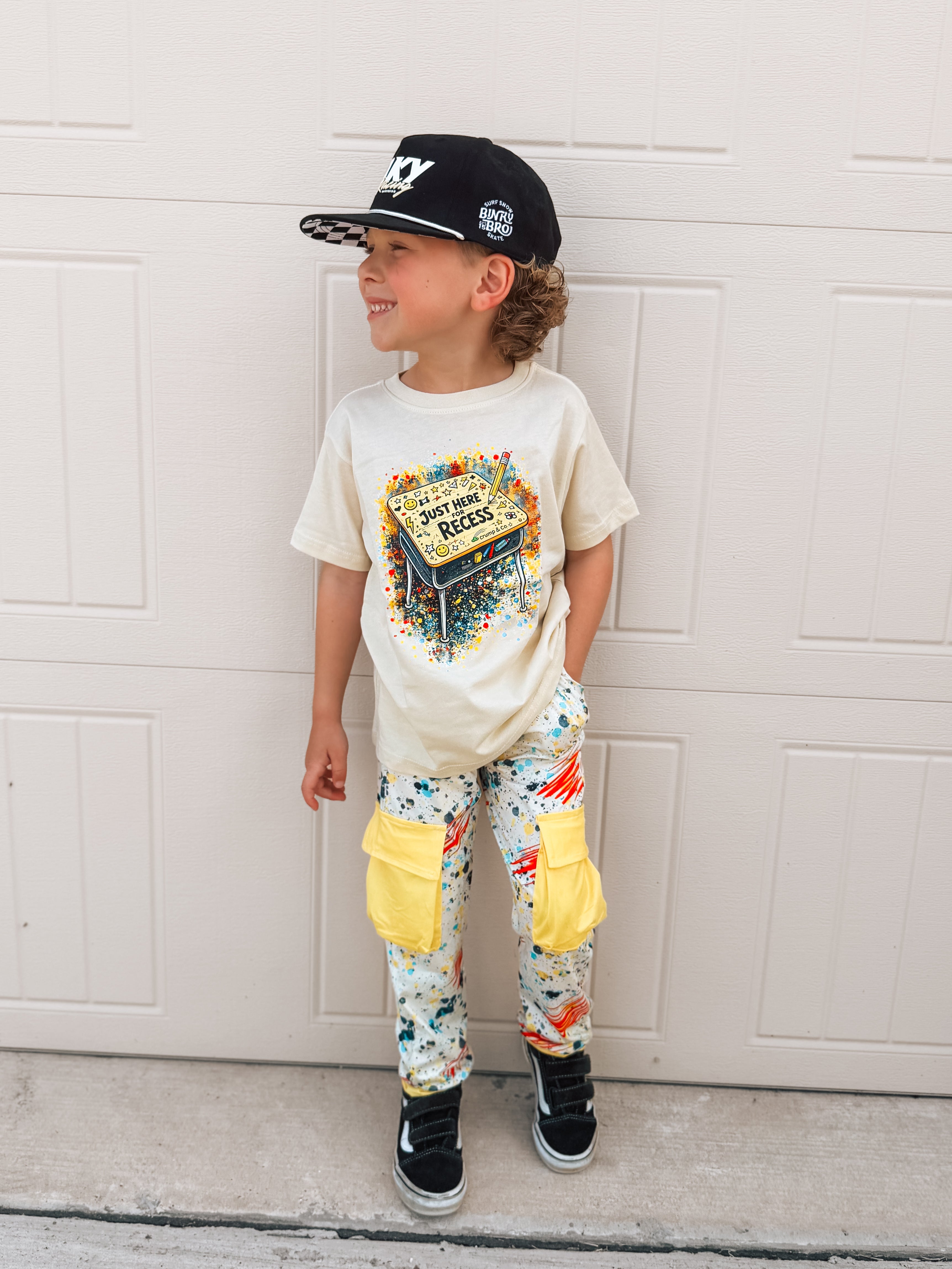 Here For Recess | Ivory Graphic T-Shirt
