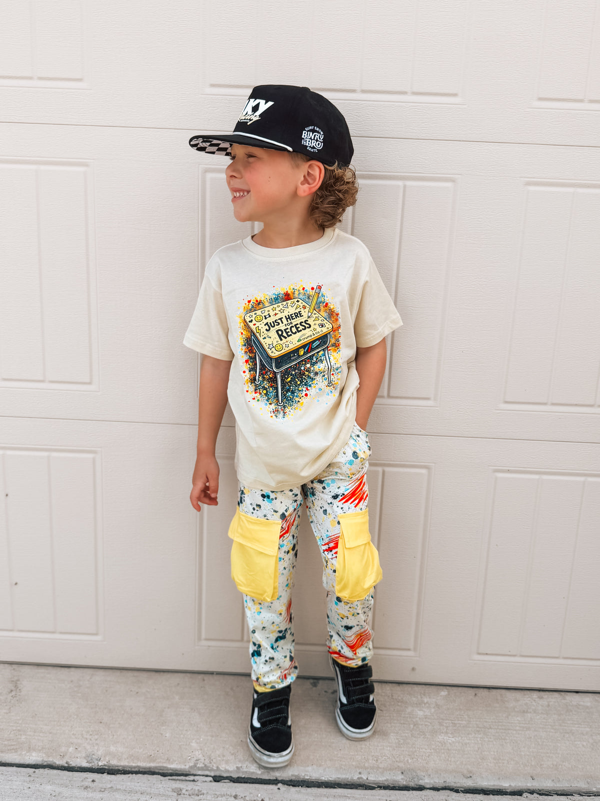 Here For Recess | Ivory Graphic T-Shirt