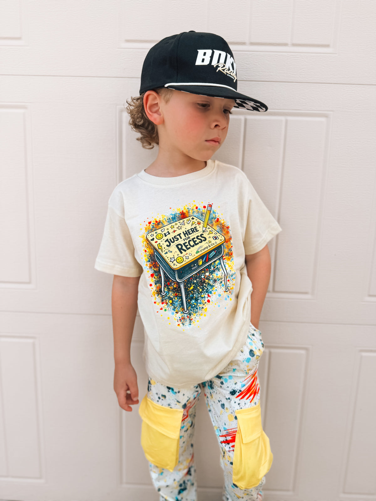 Here For Recess | Ivory Graphic T-Shirt
