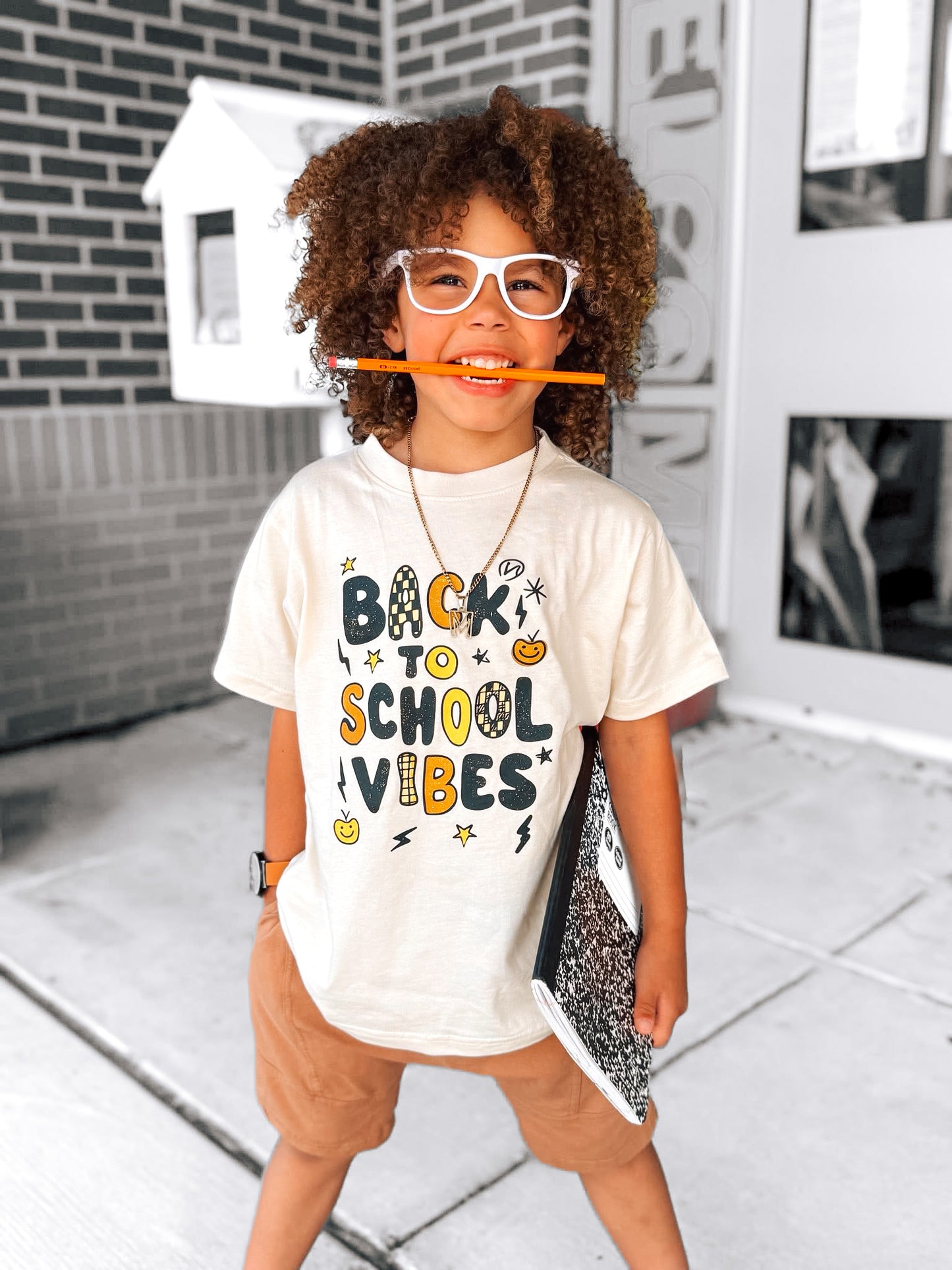 Back 2 School | Ivory Graphic T-shirt