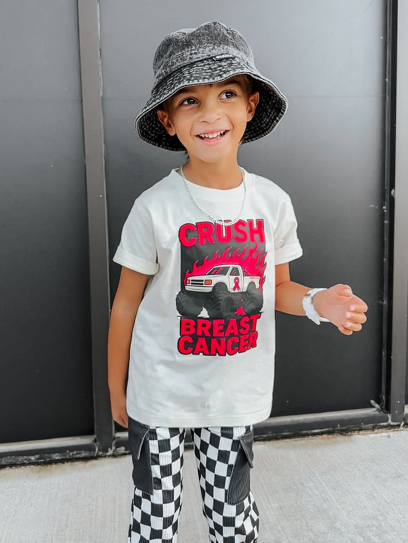 Crush Breast Cancer | Natural T-Shirt